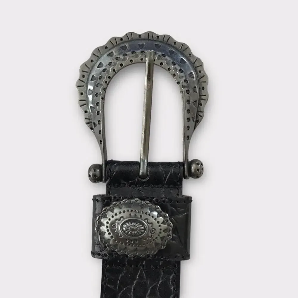 Avignon black leather